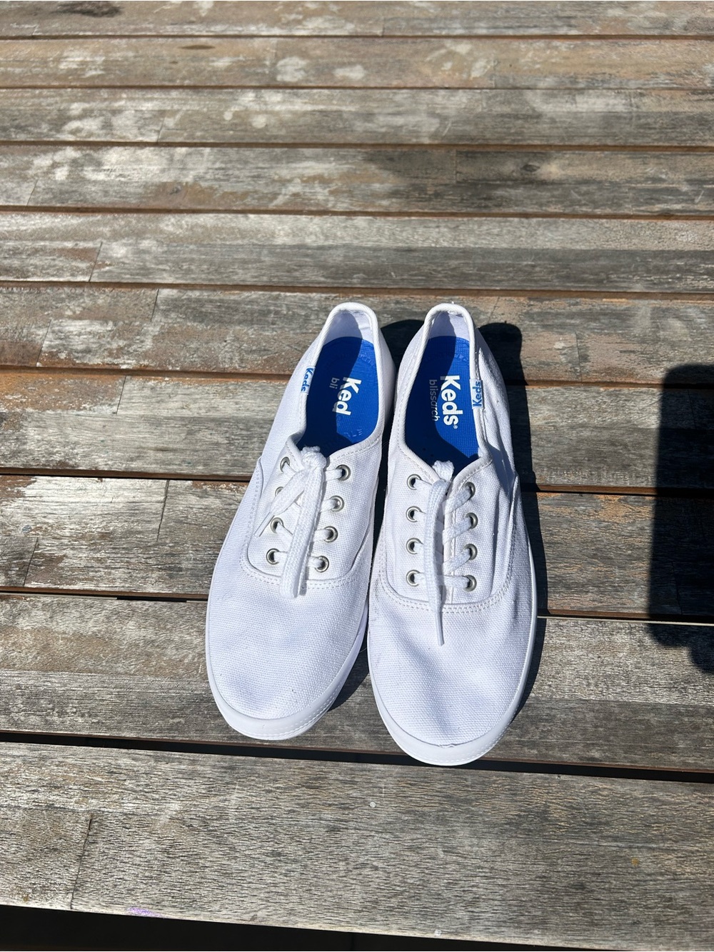 Keds Women’s Champion Canvas Sneakers in White
